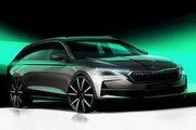 首波電繪圖公開，小改款Škoda Octavia預定2月14日全球發表