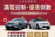 指定車型小龍納福專案再享80萬0利率，Luxgen n⁷ 四年最高40%充電回饋最後倒數