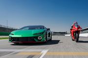 920匹油電萬轉動態展演，Lamborghini Temerario與Ducati Panigale V4賽道競速