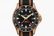 GMT自動上鍊功能登場，Hamilton漢米爾頓全新卡其海軍Scuba系列