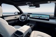[U-EV]採27吋雙螢幕設定、簡化實體按鍵，Hyundai公佈全新純電休旅Elexio內裝設計
